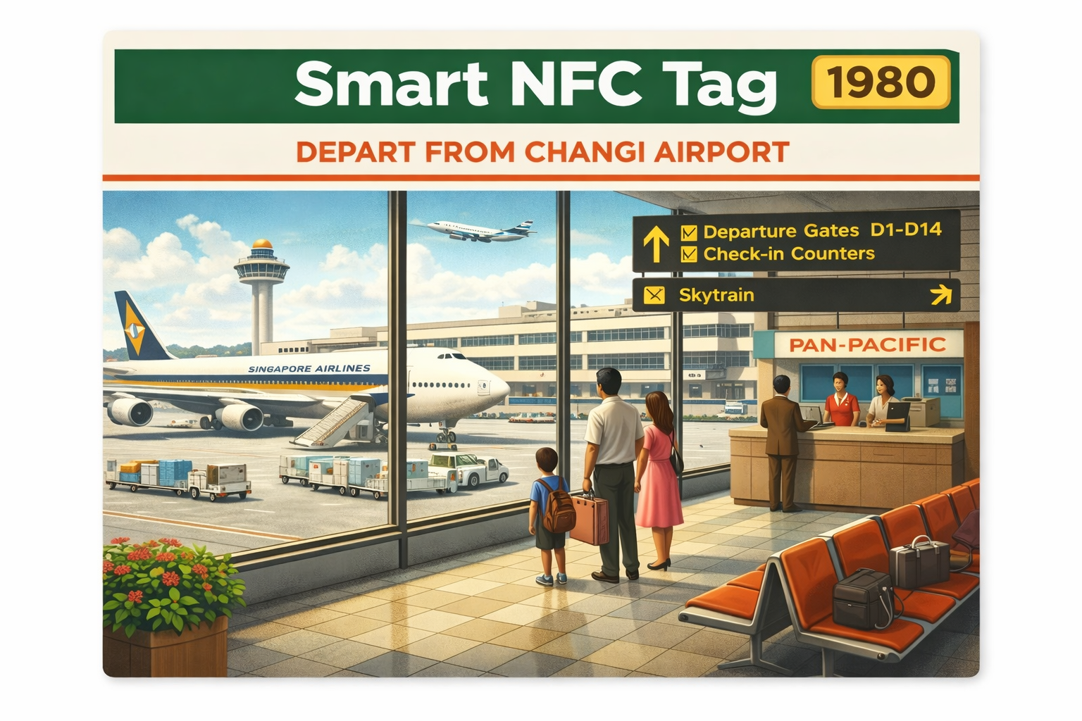 Singapore Changi Airport 1981